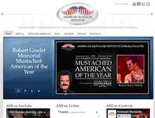 Tablet Screenshot of americanmustacheinstitute.org